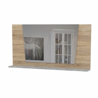 НКМ Фарго Зеркало Дуб сонома-бетон светлый (Мебель Комплекс)